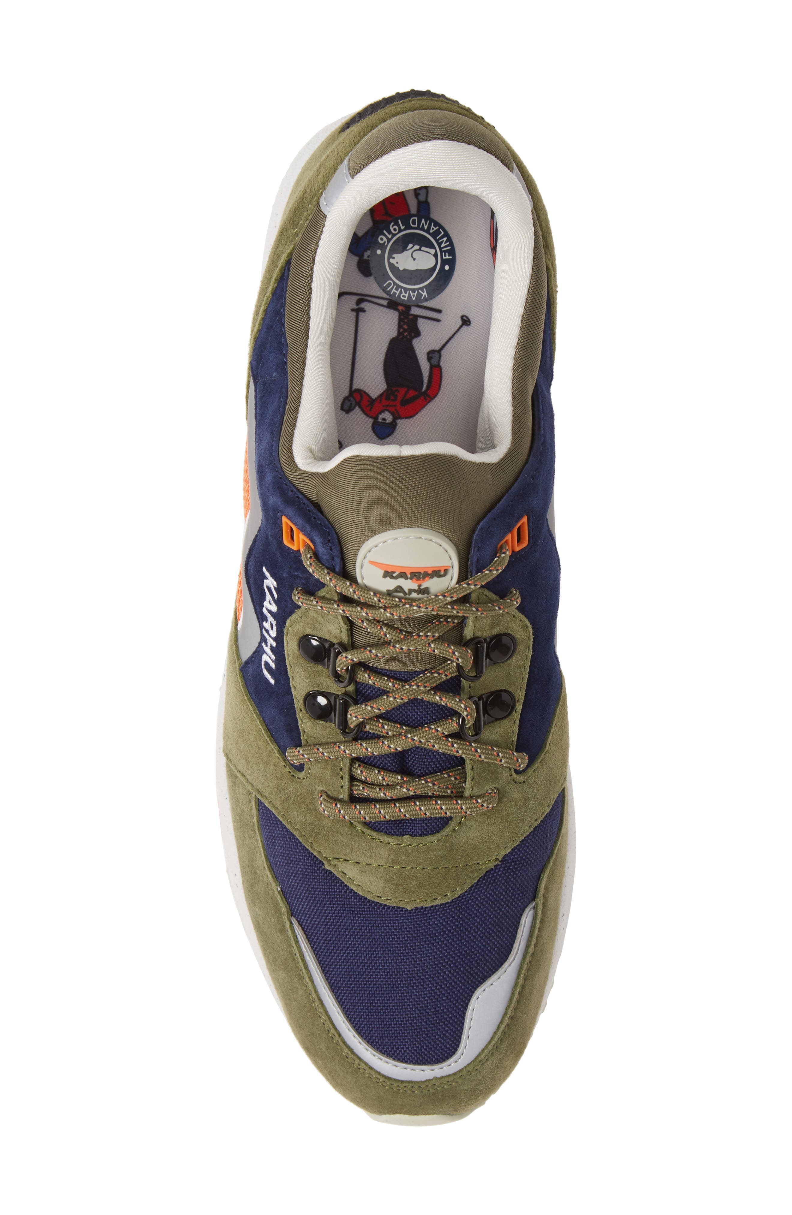 Aria Sneaker, Alternate, color, CAPULET OLIVE/ MANGO