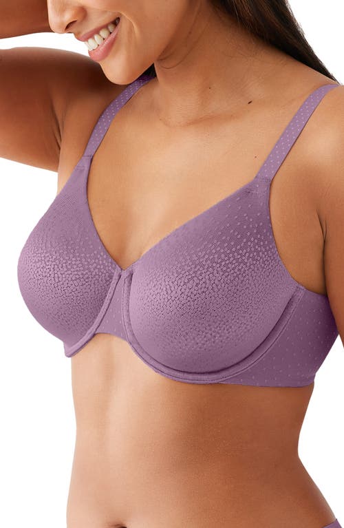 Wacoal Back Appeal Smoothing Underwire Bra In Purple