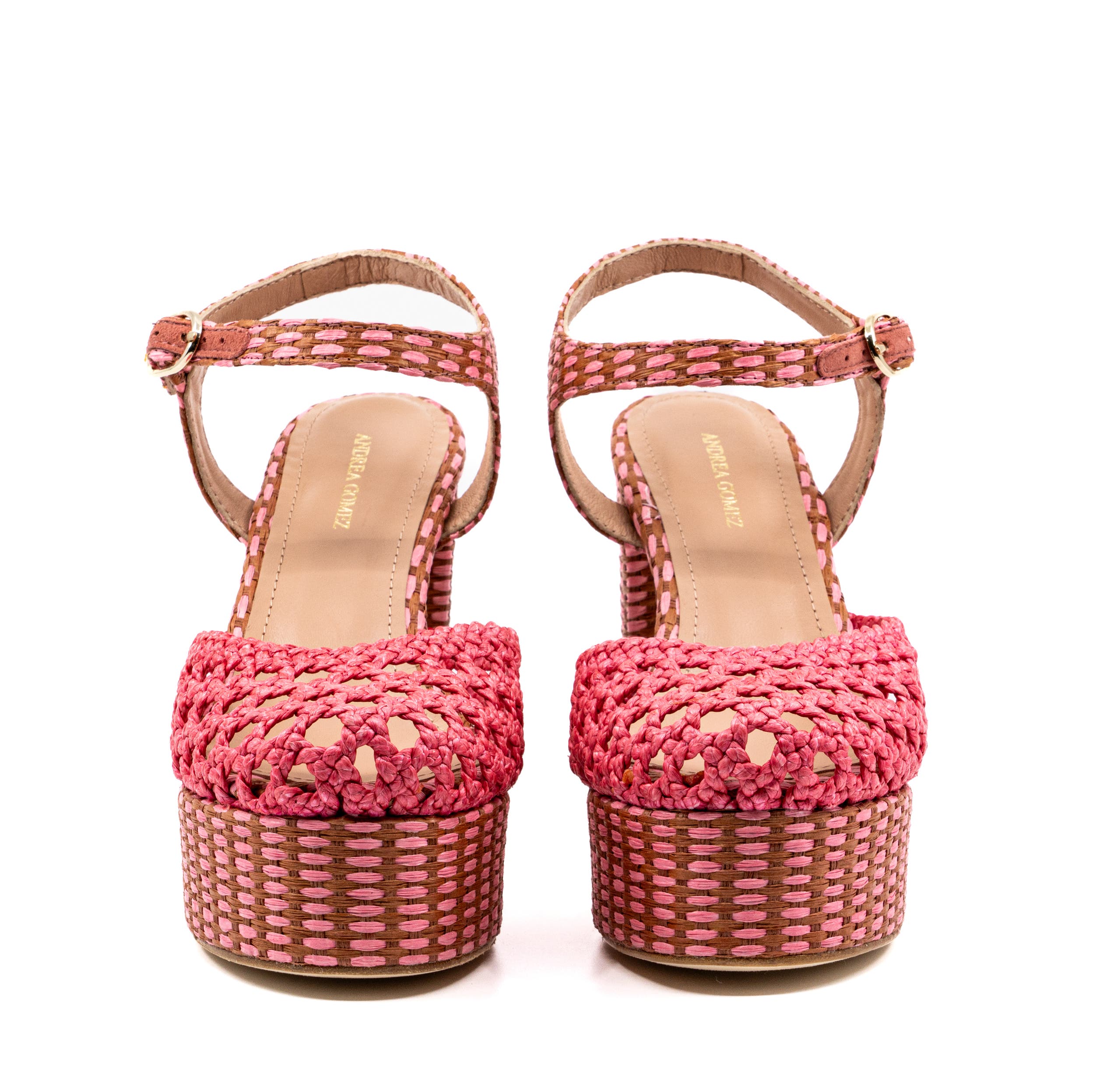 Beatriz  Raffia Platform, Alternate, color, Pink