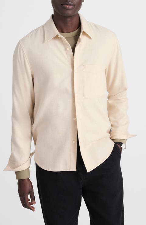 Lightweight Flannel Button Up Shirt