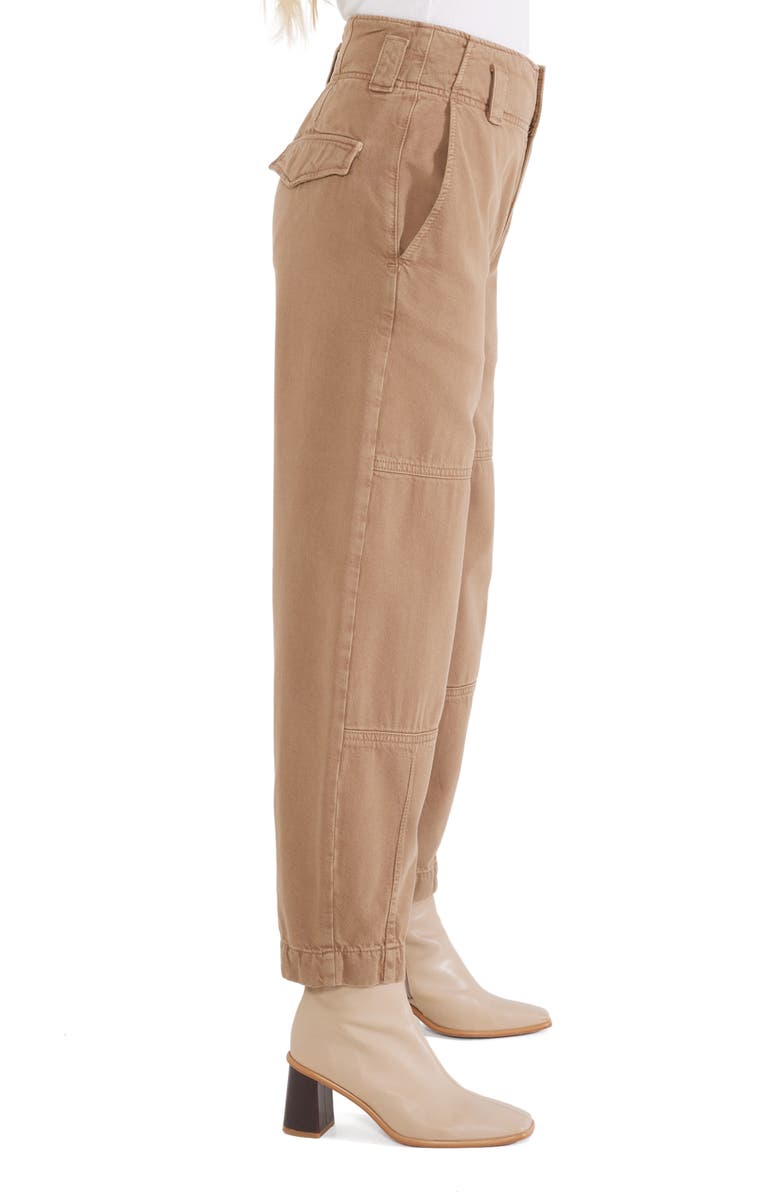 ÉTICA Juni High Waist Crop Relaxed Cargo Pants, Alternate, color, 
