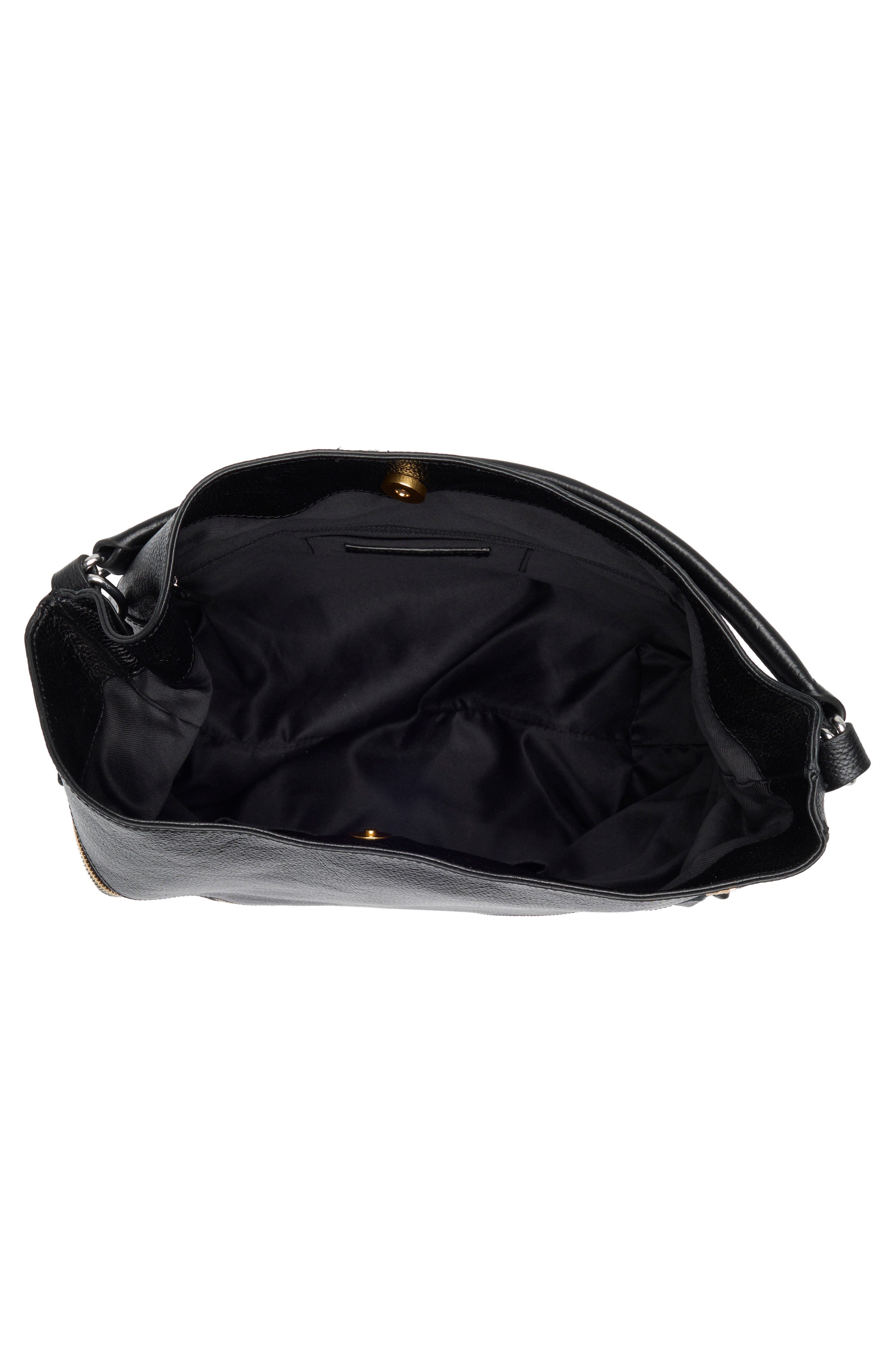 Rebecca Minkoff Moto Double Zip Hobo Shoulder Bag, Alternate, color, 