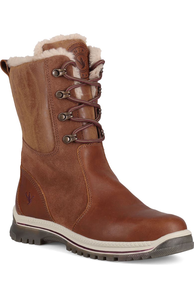 Santana Canada Misa Luxe Faux Fur Lined Waterproof Boot, Main, color,