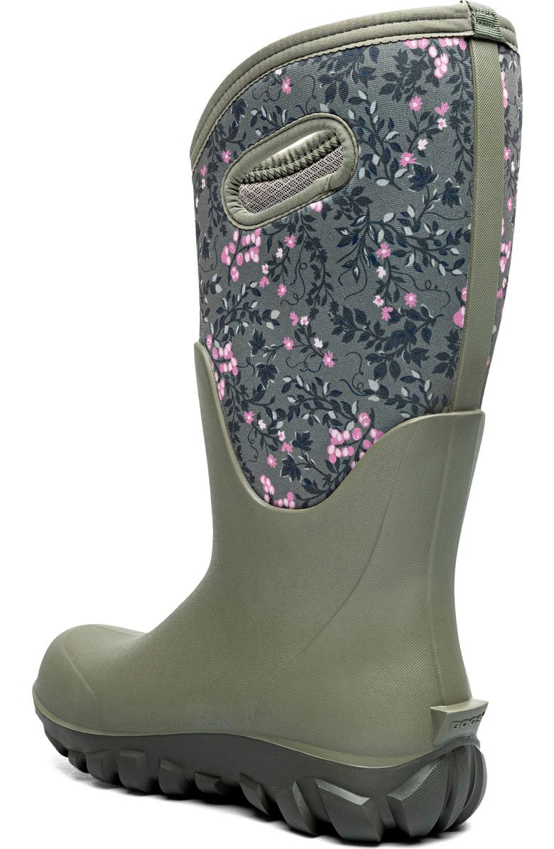 Bogs Classic Seamless Tall Rain Boot, Alternate, color, Olive Multi