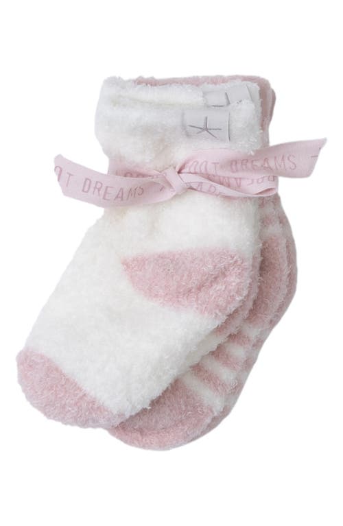 Barefoot Dreams 2-pack Socks In Pink Peonie-pearl