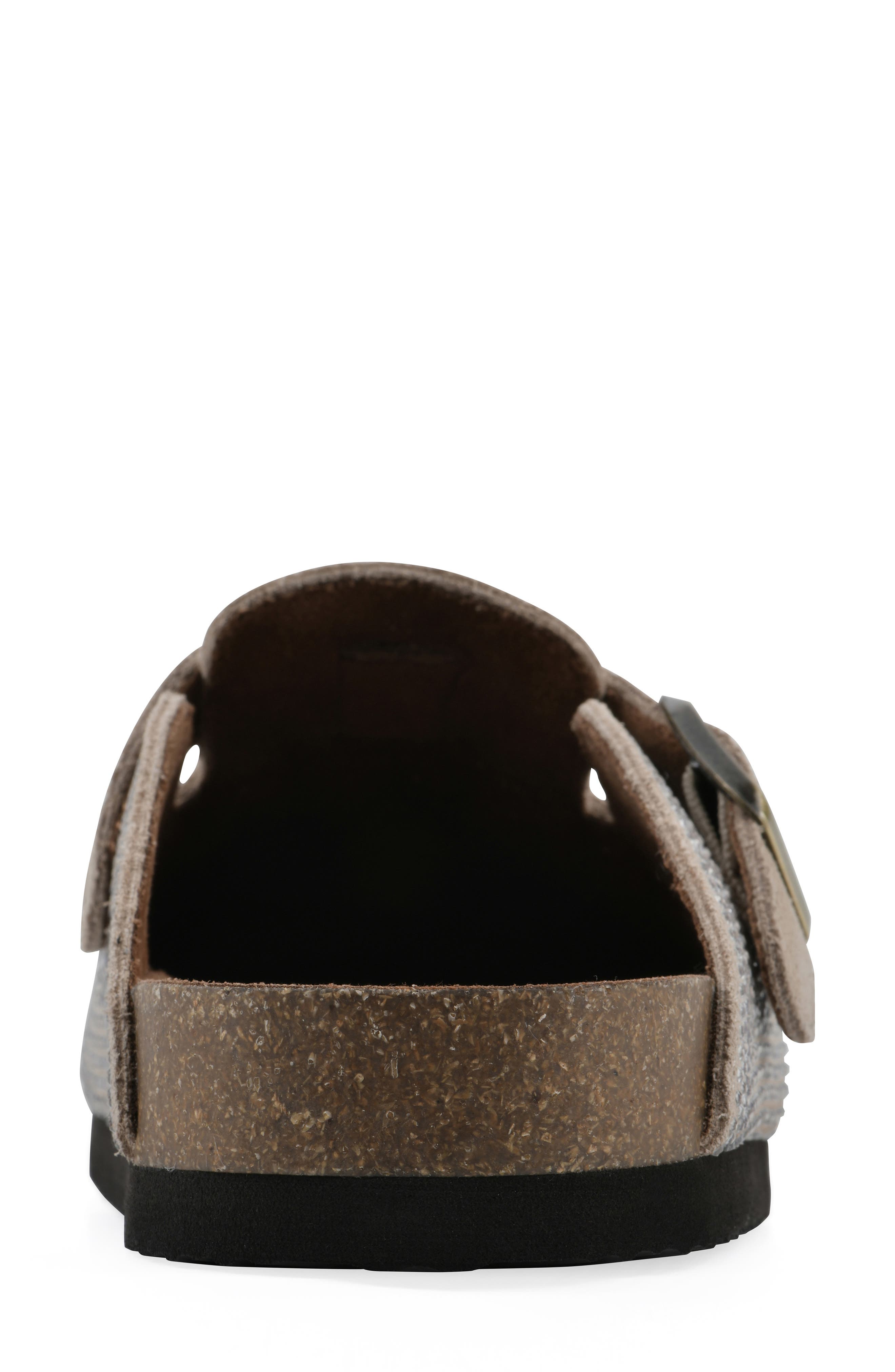 Bellamy Crystal Embellished Clog, Alternate, color, SANDAL WOOD/ SUEDE