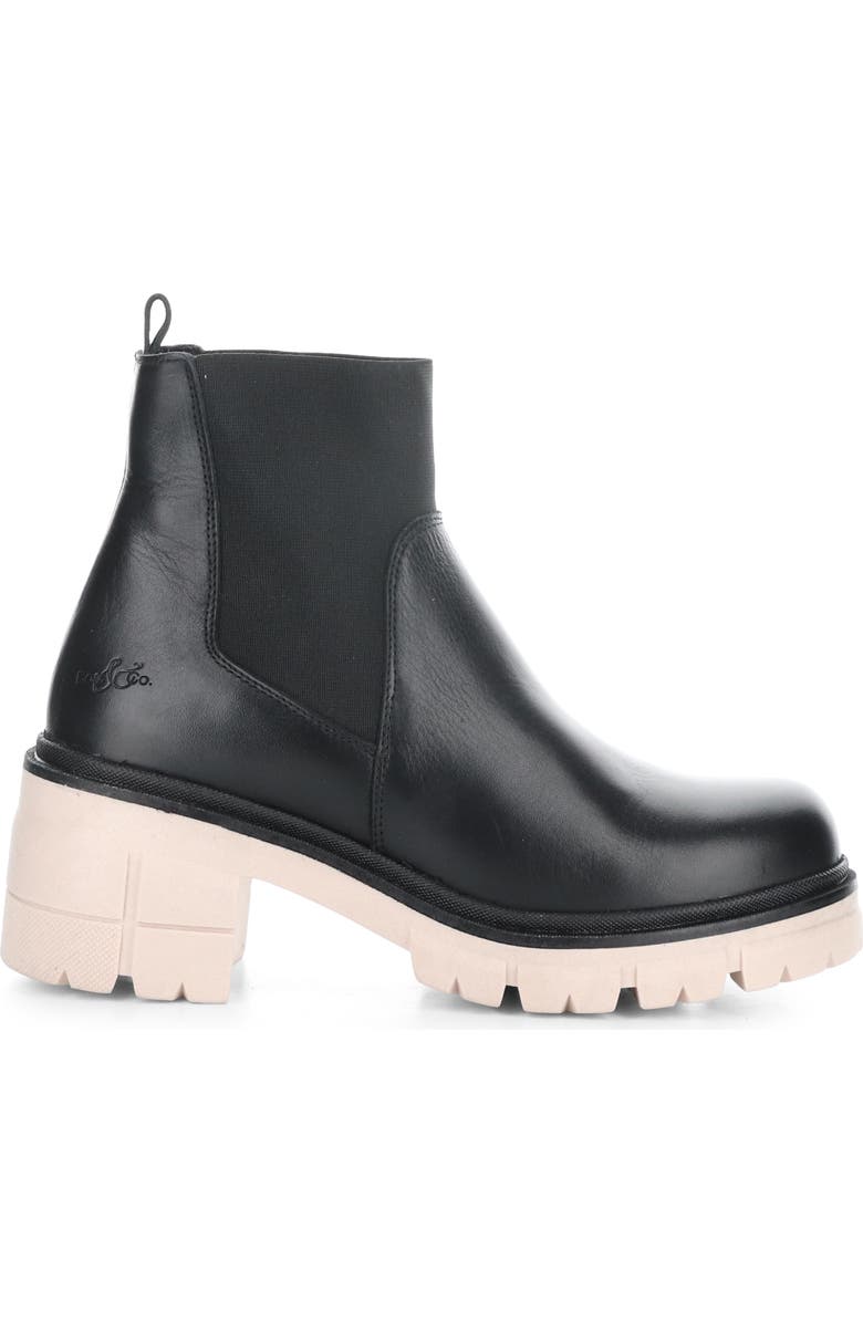 Bos. & Co. Bianc Lug Sole Chelsea Boot, Alternate, color, Black/ Pink Feel/ Elastic