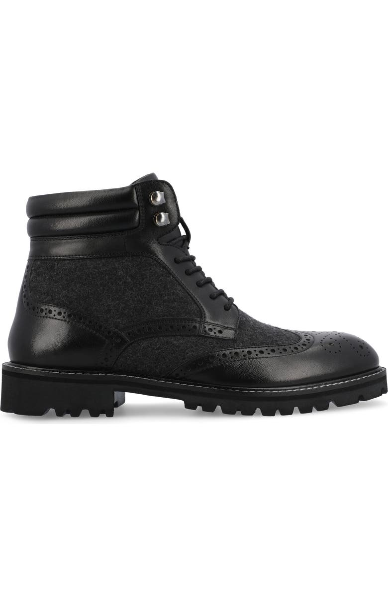 Thomas & Vine Graham Wingtip Lug Sole Boot, Alternate, color,