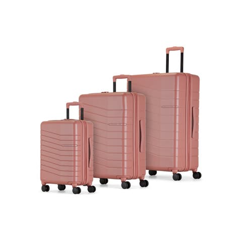 Munich 3 Piece Hardside Luggage Set with Expansion