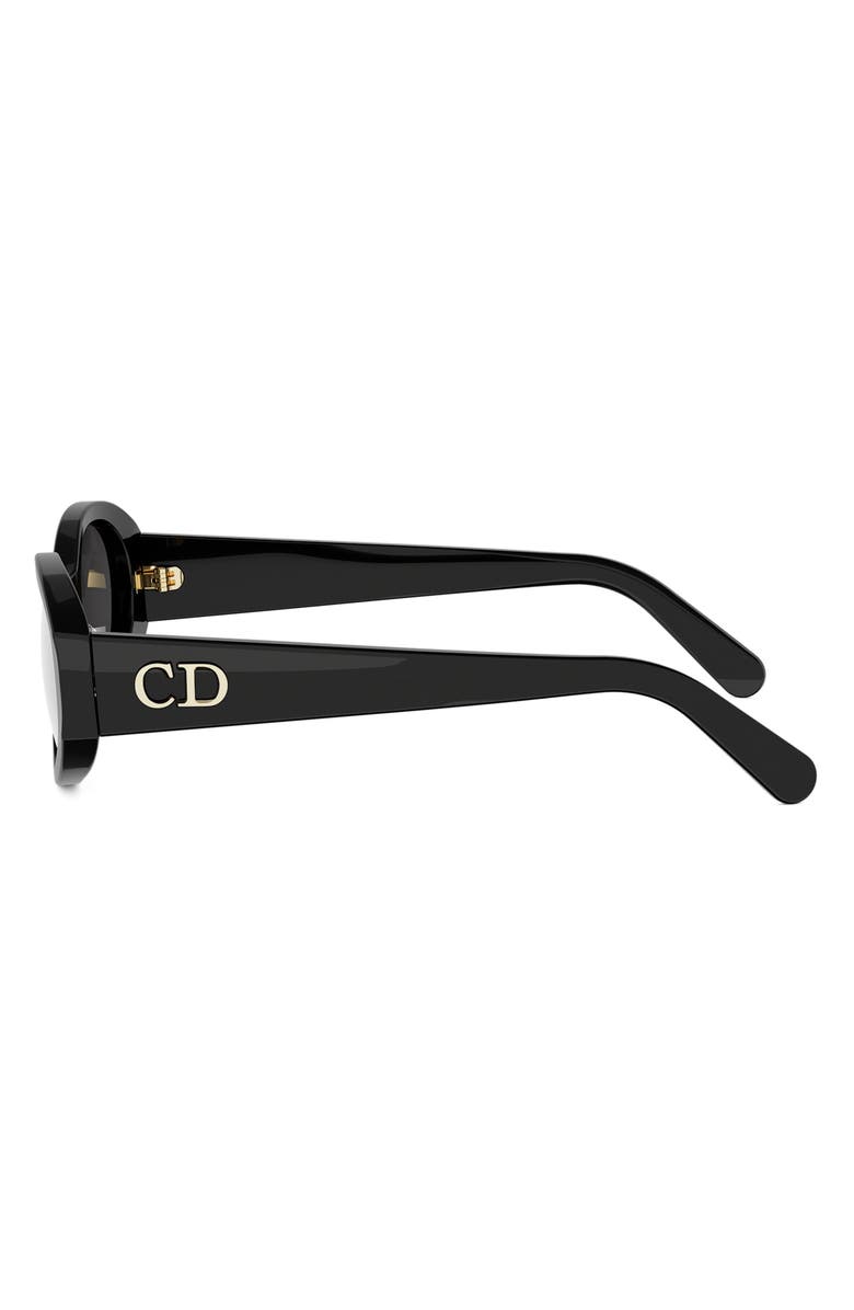 DIOR Glow B1I 51mm Oval Sunglasses, Alternate, color, 