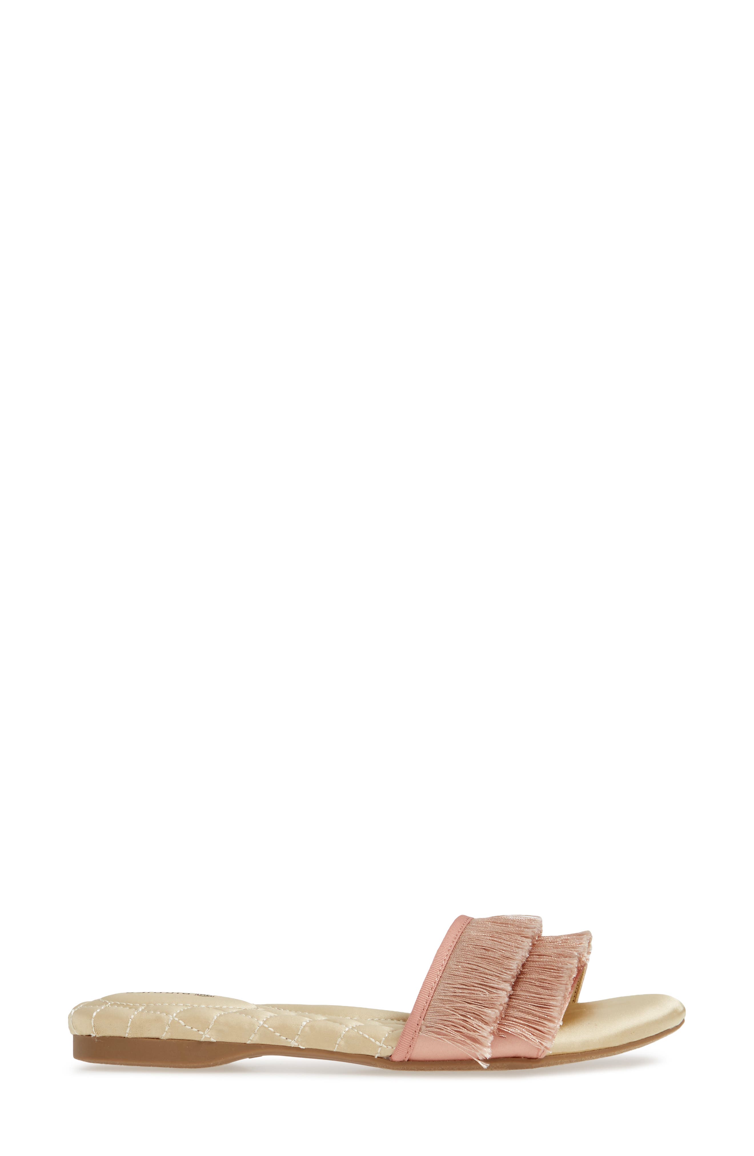 The Sparrow Slide Sandal, Alternate, color, BLUSH SATIN