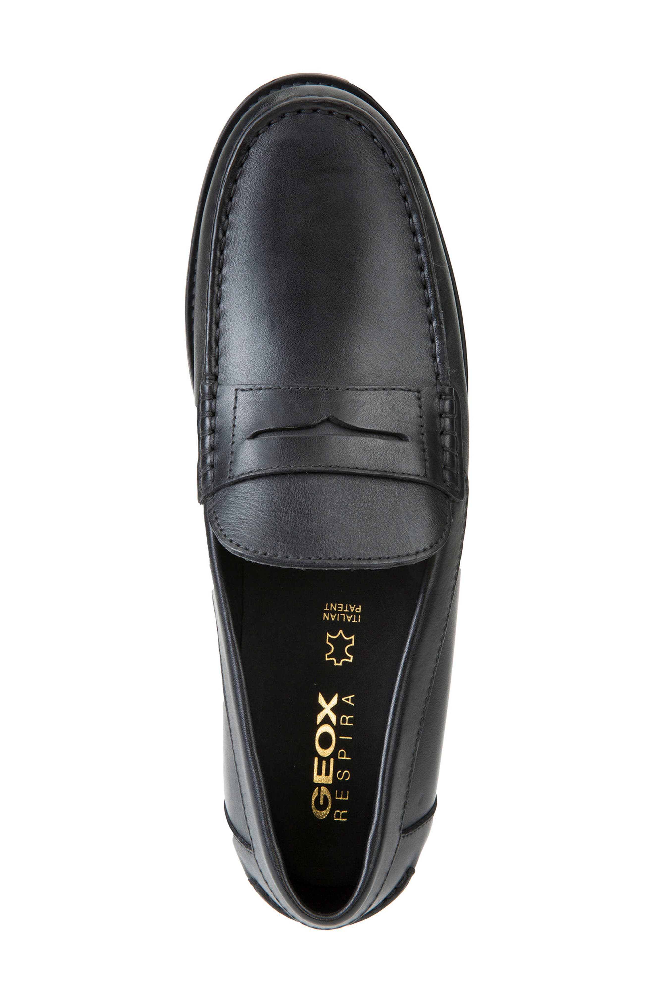 Geox New Damon 1 Slip-On Penny Loafer, Alternate, color, 