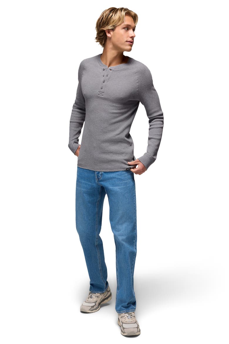 Touchstone Henley, Alternate, color, HEATHER GREY