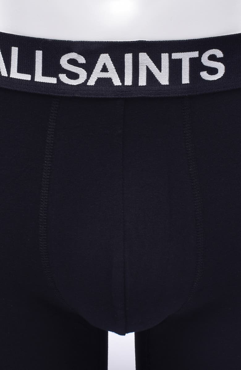 AllSaints 3-Pack 5-Inch Contour Pouch Boxer Briefs, Alternate, color, Black