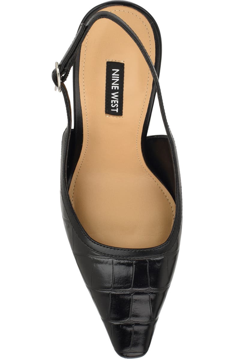 Nine West Orlanda Slingback Pointed Toe Pump, Alternate, color,