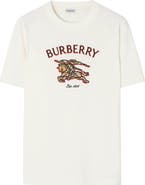 Burberry Ryan Embroidered Check EKD Appliqué T-Shirt