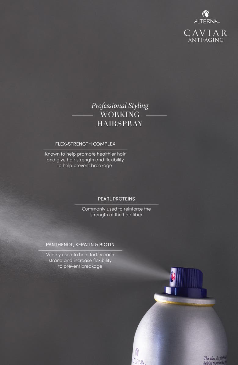 ALTERNA<sup>®</sup> Caviar Anti-Aging Working Hair Spray, Alternate, color, 