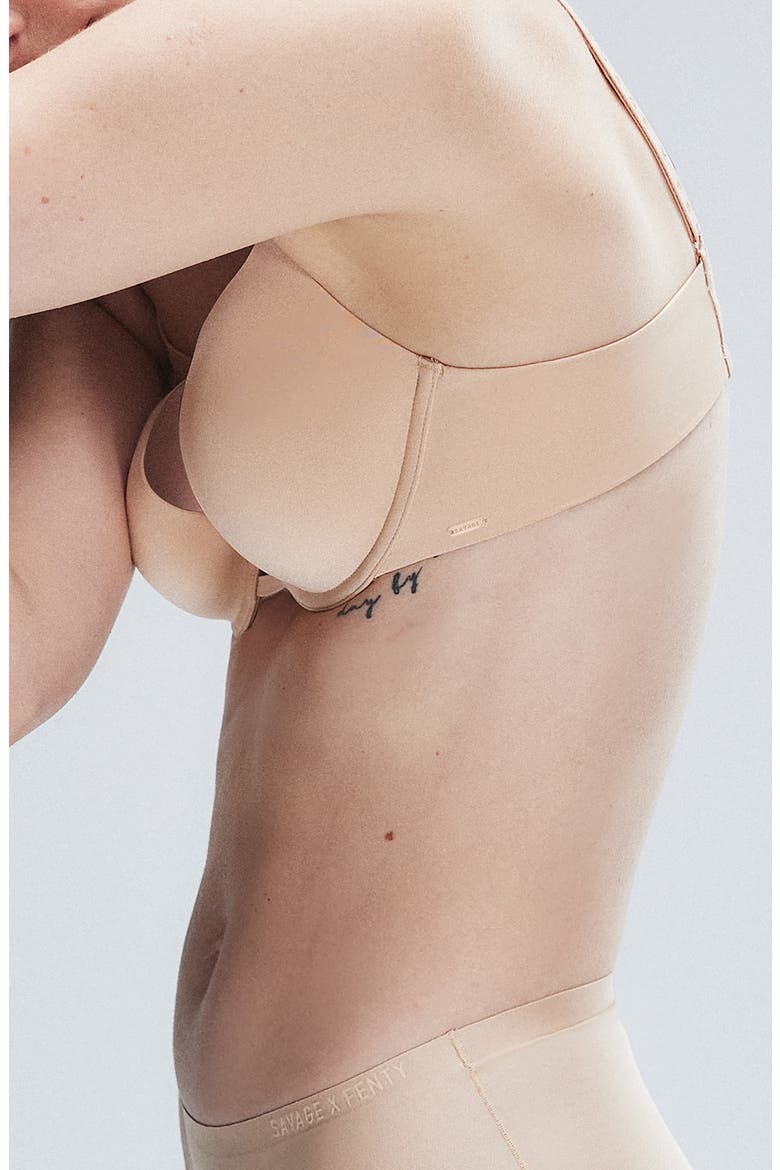 Microfiber T-Shirt Bra, Alternate, color, HONEY NUDE