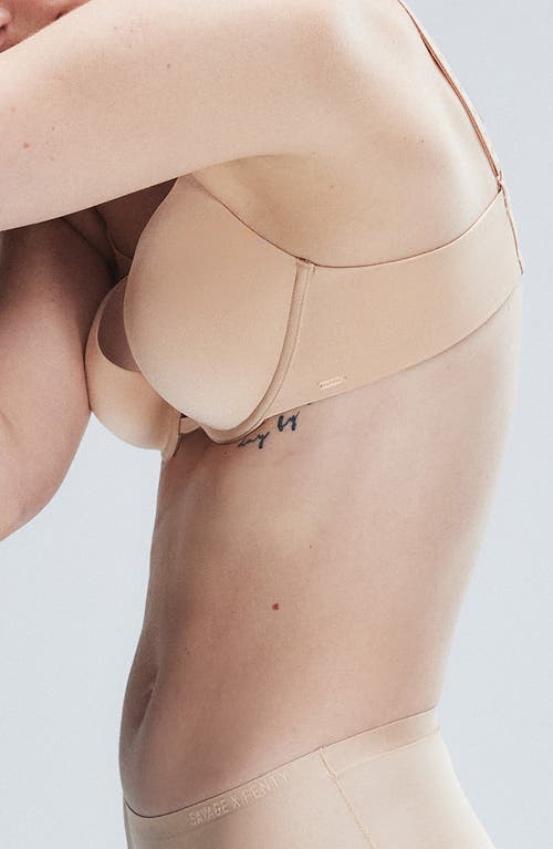 Savage X Fenty Microfiber Underwire T-shirt Bra In Neutral