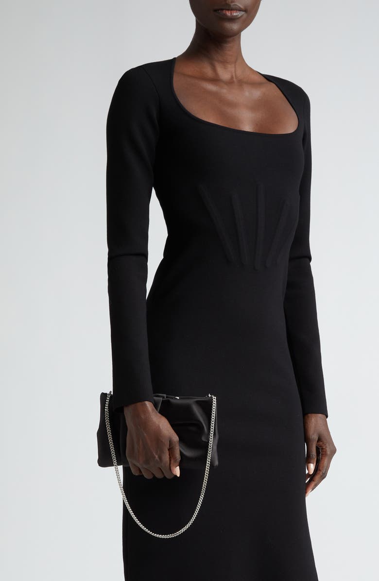 Jimmy Choo Bonny Satin Clutch, Alternate, color,