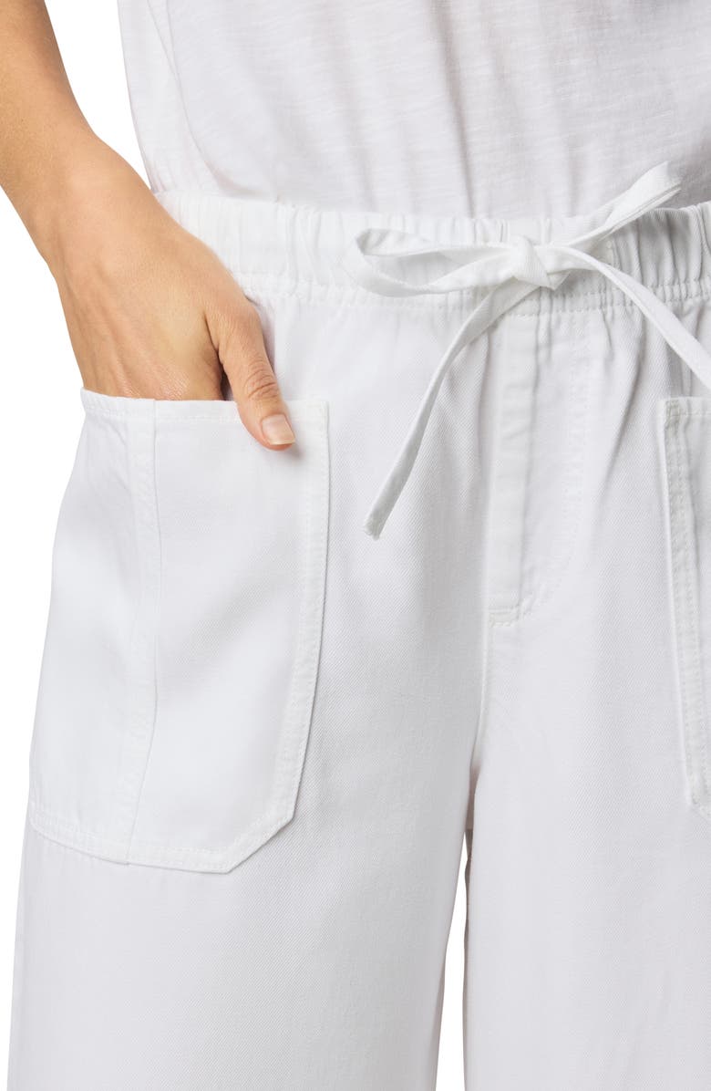 Splendid Denim Drawstring Pants, Alternate, color, White
