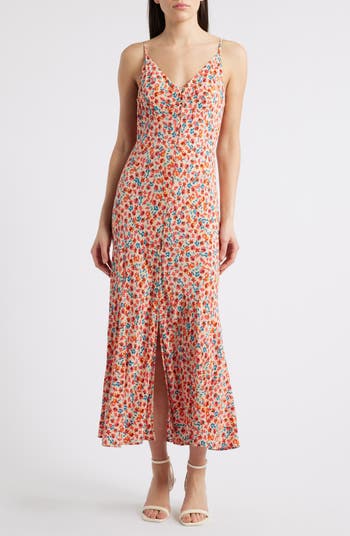 ★Rest&Recreation★RR LOGO NYLON MIDI DRESS★ Animal Stripe Loren Dress | NIC+ZOE