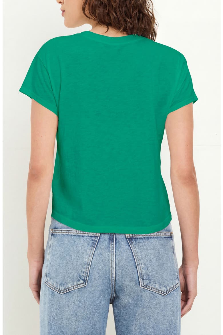 Grayson Chopped Crewneck T-Shirt, Alternate, color, MALDIVES GREEN