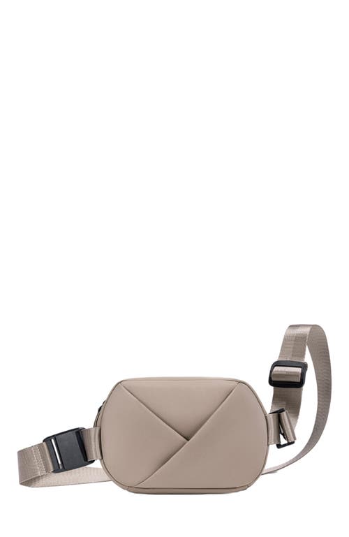 Lux and Nyx Origami Sling Bag and Belt Bag For Women in Champagne Taupe at Nordstrom