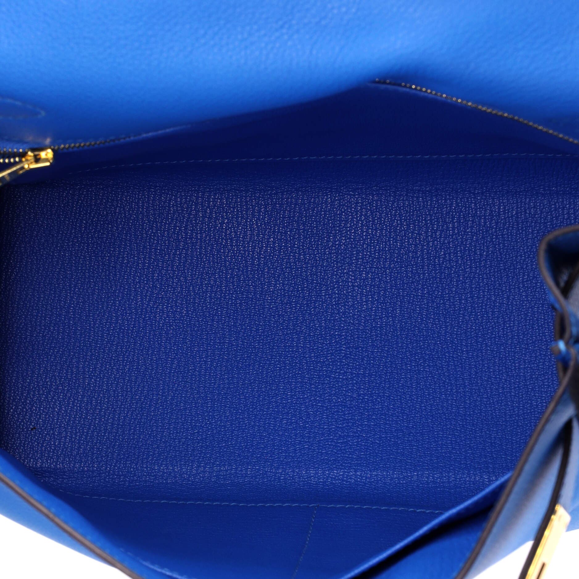 Kelly Handbag Blue Evercolor with Gold Hardware 28, Alternate, color, Blue