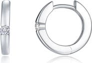 Lafonn Kate Simulated Diamond Huggie Hoop Earrings