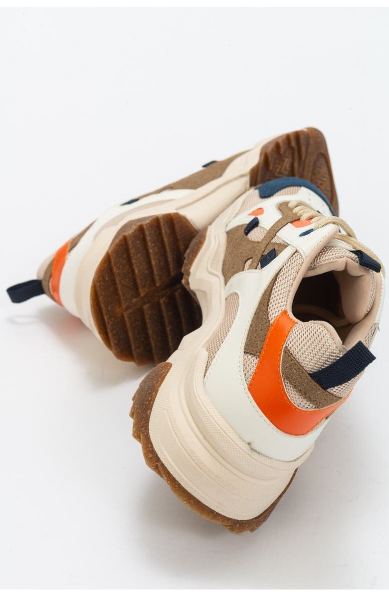 Prologue Shoes Loretta Platform Sneakers, Alternate, color, Navy Multi