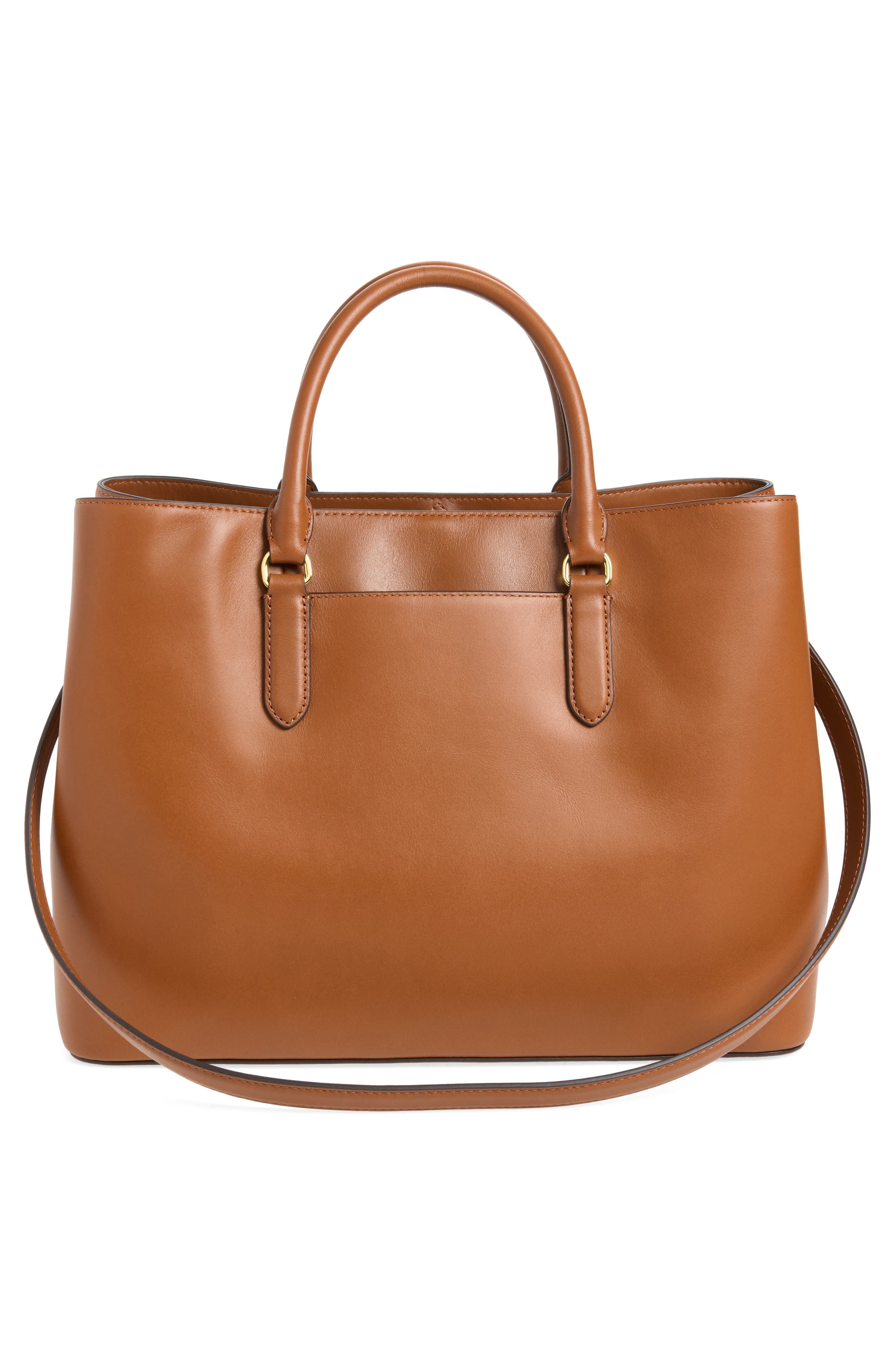 Marcy Leather Tote, Alternate, color, LAUREN TAN