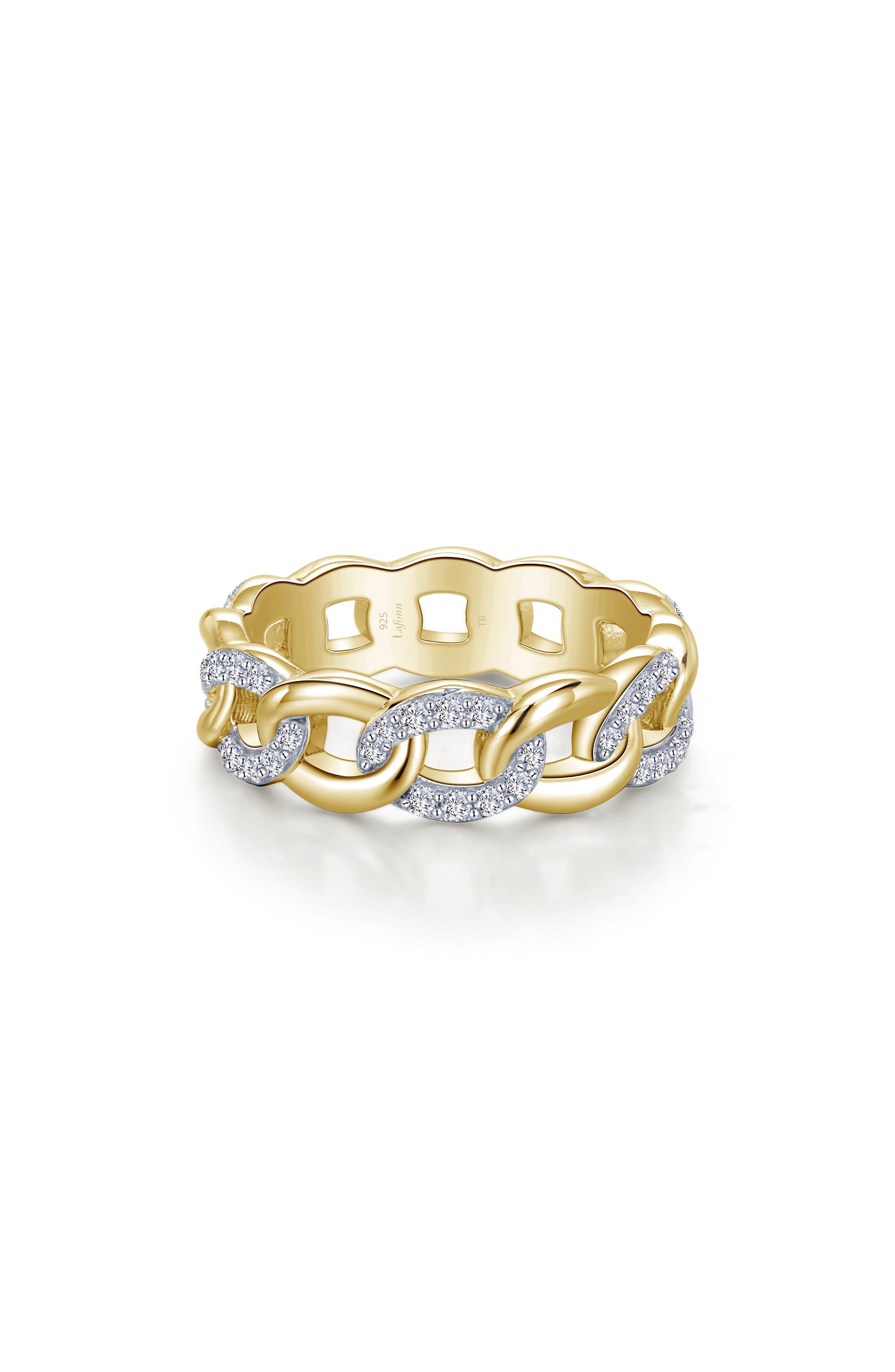 Lafonn Simulated Diamond Pavé Link Eternity Ring