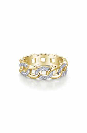 Lafonn Simulated Diamond Pavé Link Eternity Ring