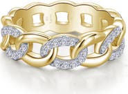 Lafonn Simulated Diamond Pavé Link Eternity Ring