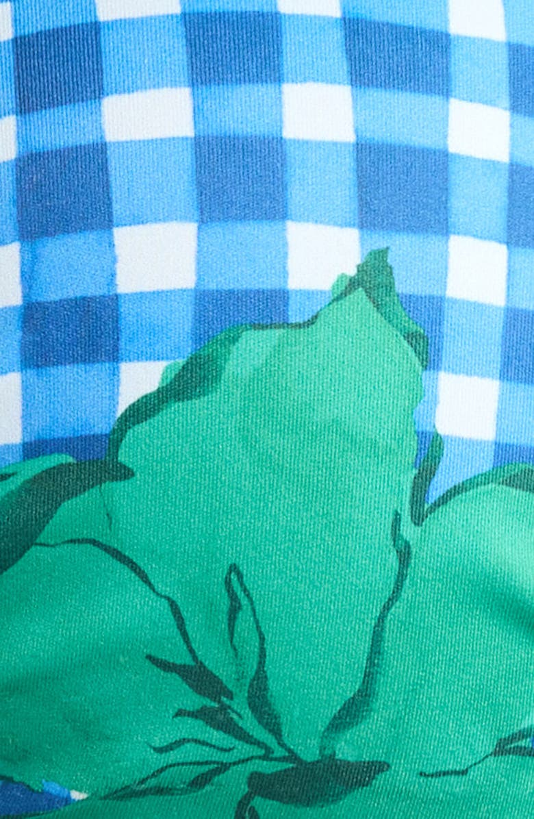 Hutch Underwire Push-Up Bikini Top, Alternate, color, Cobalt/Teal Floral