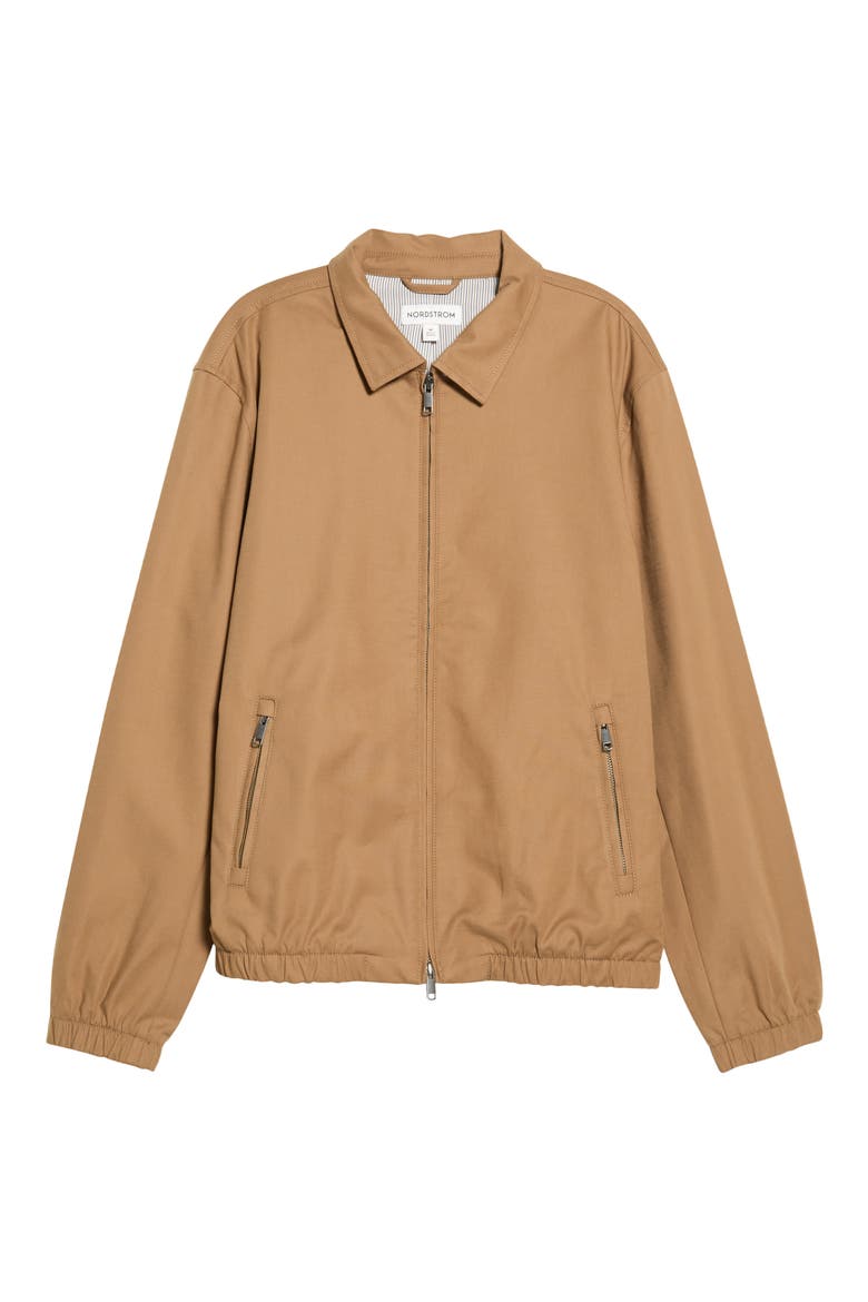 Harrington Jacket, Main, color, BROWN OTTER