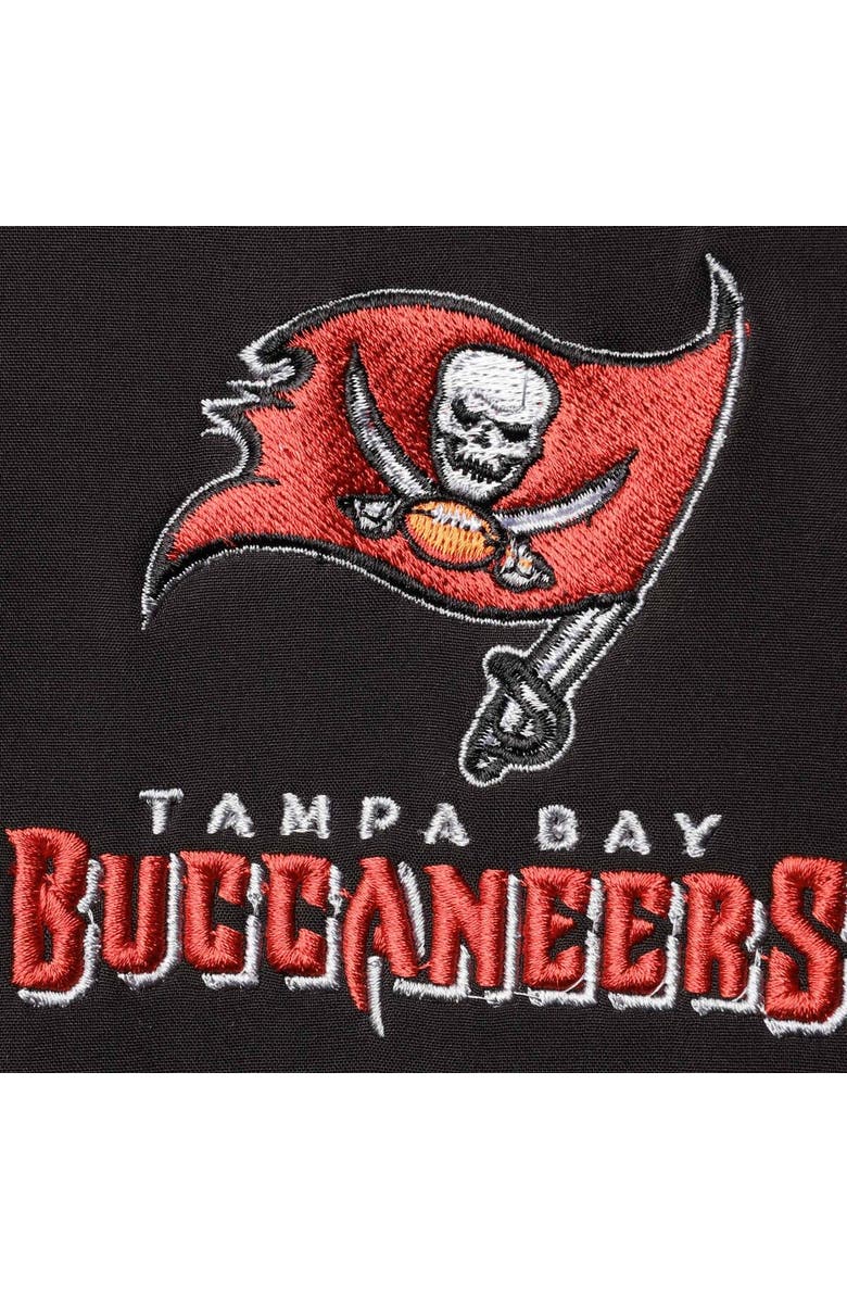 DUNBROOKE Men's Dunbrooke Black/Gray Tampa Bay Buccaneers Big & Tall Alpha Full-Zip Hoodie Jacket, Alternate, color, Black
