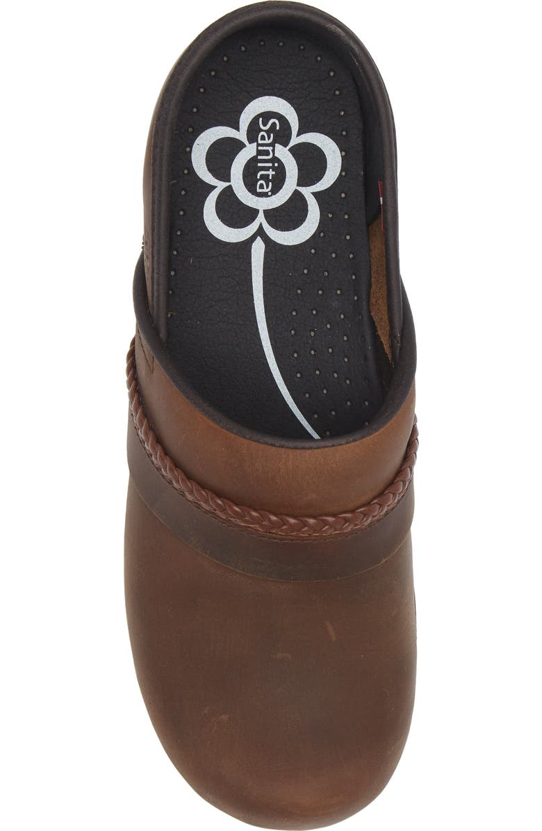 Sanita Lorette Clog, Alternate, color, Antique Brown