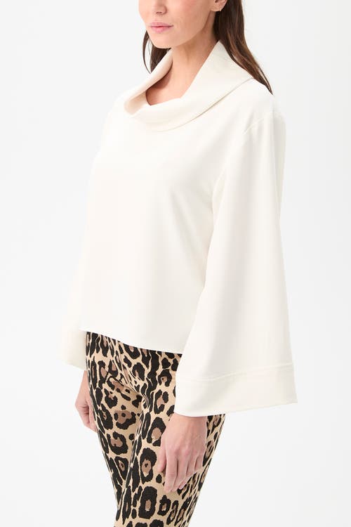 Trina Turk Staged Folded Neckline Top In White