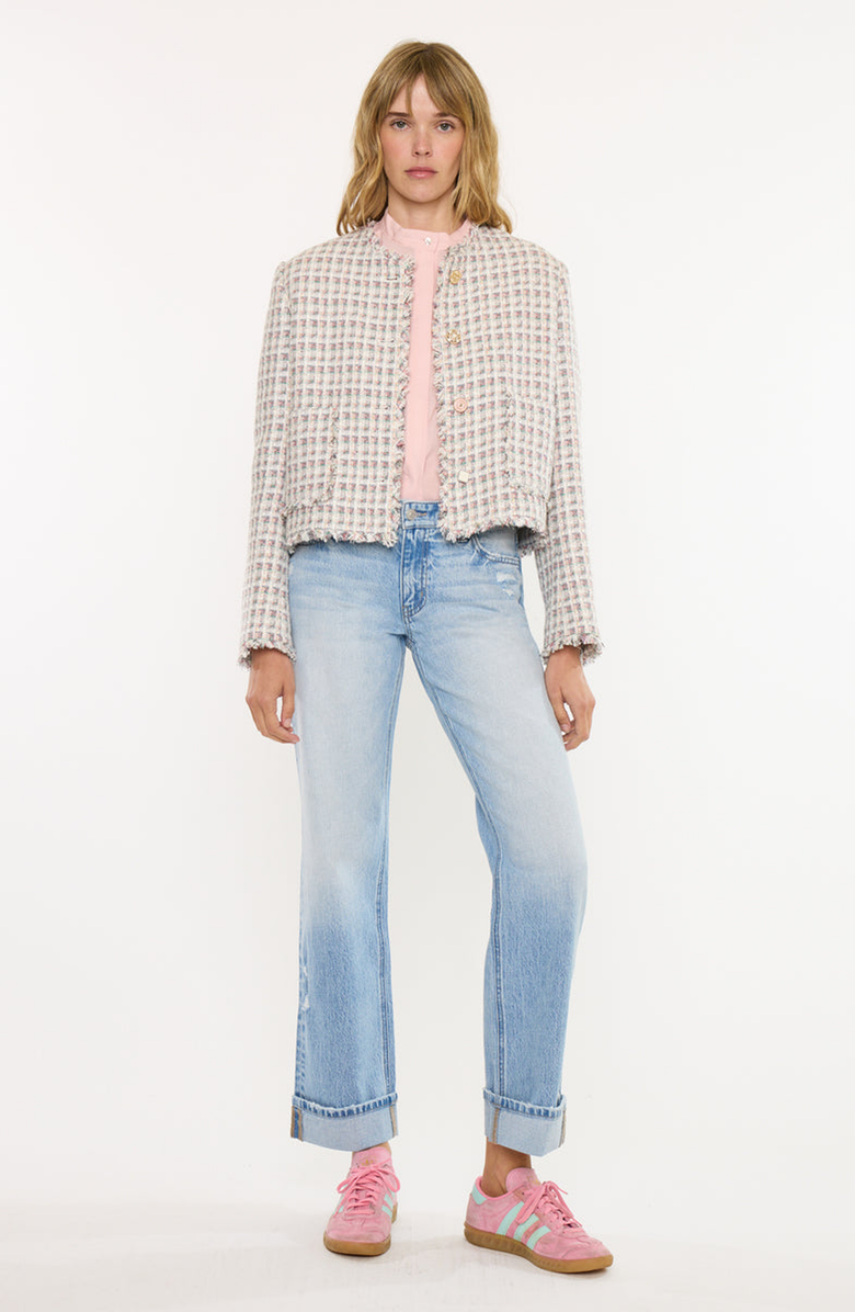 KanCan Essentials Passion Essentials Low Rise Straight Jeans, Alternate, color, Light Wash