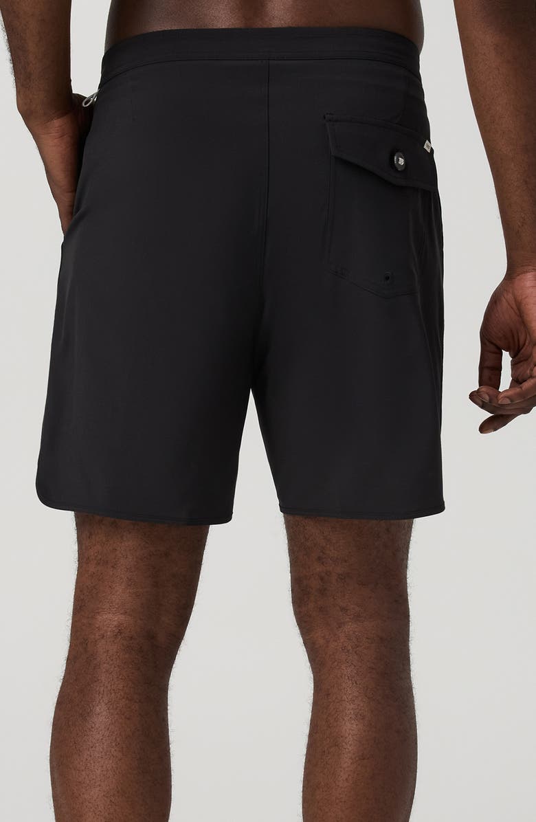 Vuori Cruise Hybrid Board Shorts, Alternate, color, Black Solid