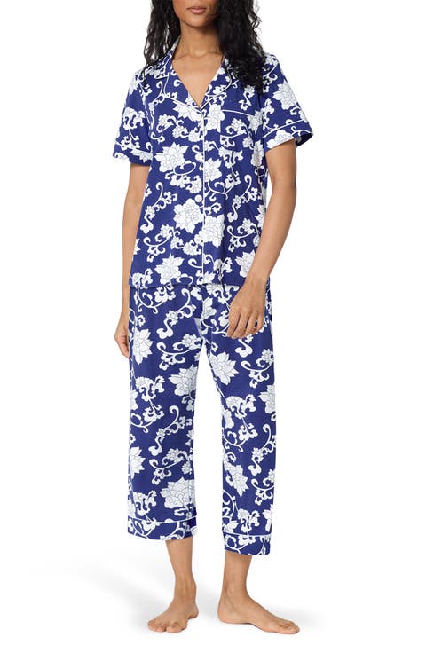 Print Short Sleeve Pajamas