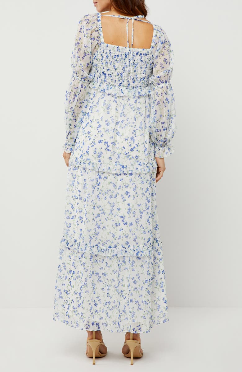 A PEA IN THE POD Smocked Floral Maternity Dress, Alternate, color, 