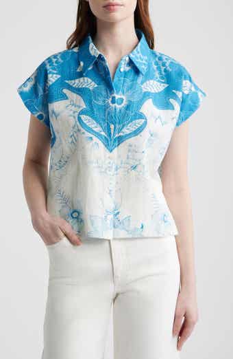 Simone Cotton & Linen Button-Up Shirt