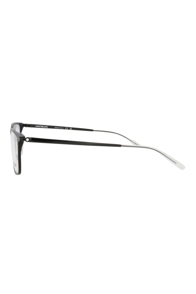 54mm Rectangular Optical Glasses, Alternate, color, BLACK BLACK TRANSPARENT