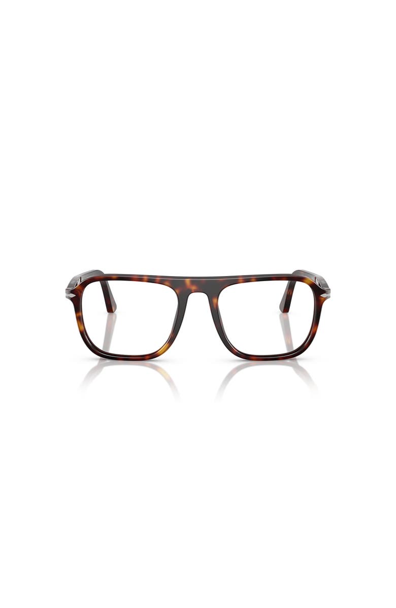 Persol 51mm Square optical glasses, Alternate, color, Tortoise