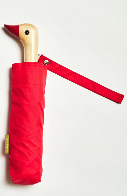 Original Duckhead Eco-friendly Compact Duck Umbrella In Red