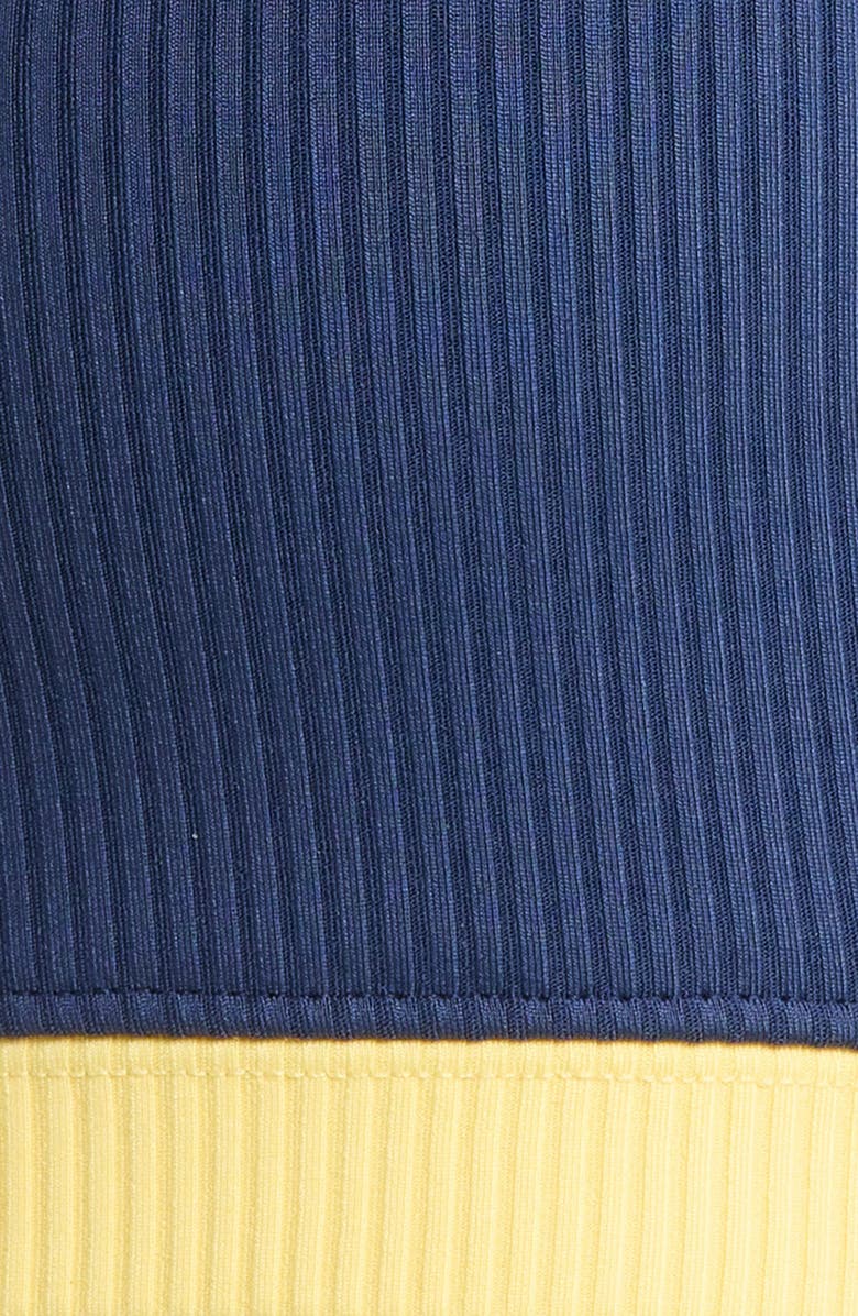 Year of Ours Layered Rib Sports Bra, Alternate, color, Midnite Popcorn