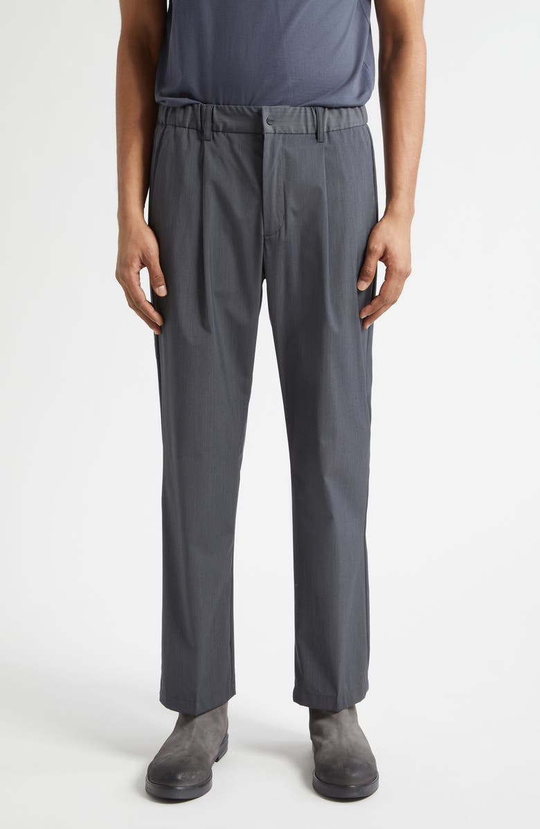 Herno Regular Fit Tech Merino Pants, Main, color, Iron